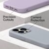 RhinoShield SolidSuit — tenký nárazuvzdorný kryt na iPhone 13 a iPhone 14 ľadovo modrý