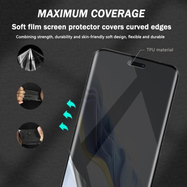 Zerrshoo — mäkká TPU fólia na Honor Magic 6 Pro so zatmavením proti pohľadom zboku 1 ks