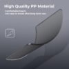 BlueSwan — polopriesvitný obal z PP na MacBook Pro 13 M1/M2 (2016–2022) matný čierny