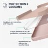 kwmobile — tenký TPU kryt na iPhone 14 Pro Max s jemným povrchom vo farbe Coconut Swirl
