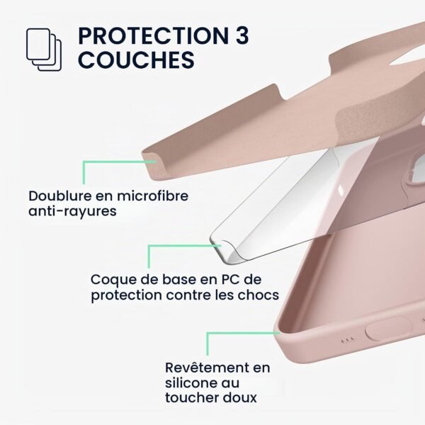 kwmobile — tenký TPU kryt na iPhone 14 Pro Max s jemným povrchom vo farbe Coconut Swirl