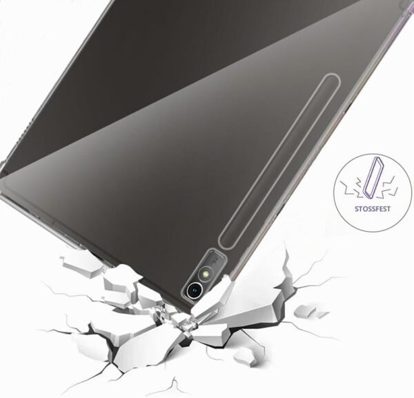KUSINHOKA — priehľadný TPU obal na Lenovo Tab P12 12,7 palca so zosilnenými rohmi