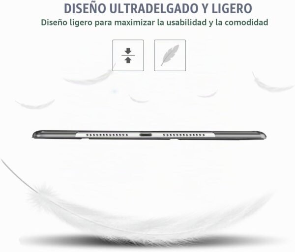 ProCase — tenké puzdro Smart Case s matným priesvitným chrbtom na iPad Air 2 čierne