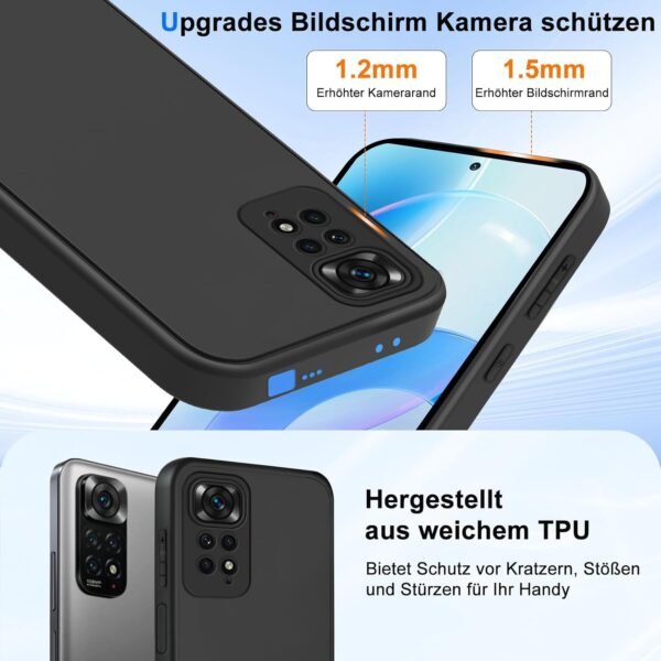Simply Speakers — matný ochranný kryt na Xiaomi Redmi Note 11 a Note 11S 4G čierny