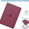 JETech — puzdro na iPad 10,2 (9., 8. a 7. generácia) s automatickým uspaním burgundské