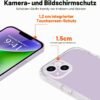 LAPOPNUT — priehľadný dvojvrstvový obal 360° na iPhone 13 s ochranou displeja