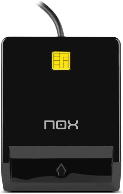 NOX CardID NXLITECARDID — USB čítačka španielskeho DNIe a portugalského Cartão de Cidadão, čierna