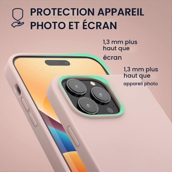 kwmobile — tenký TPU kryt na iPhone 14 Pro Max s jemným povrchom vo farbe Coconut Swirl