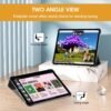 ProCase — puzdro so stojanom a priesvitným chrbtom na iPad Pro 13 M4/M5 čierne