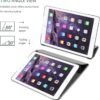 ProCase — tenké puzdro Smart Case s matným priesvitným chrbtom na iPad Air 2 čierne
