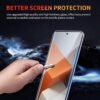 YUXINDZ — ochranné tvrdené sklá na Xiaomi Redmi Note 13 Pro+ 5G s tvrdosťou 9H 3 ks