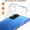 ivoler — priehľadný TPU obal na Xiaomi Redmi Note 11 4G / 11S 4G + 3 tvrdené sklá