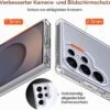 ivoler — priehľadný kryt na Samsung Galaxy S25 Ultra s ochranou fotoaparátu a vzduchovými rohmi