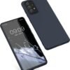 kwmobile — mäkký TPU obal na Samsung Galaxy A52 / A52 5G / A52s 5G čučoriedkovo modrý