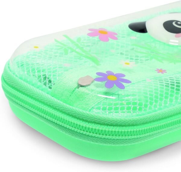Legami Wonderwow Panda — peračník s 2 priehradkami, držiakom na perá a sieťkou 23 x 11 x 5 cm