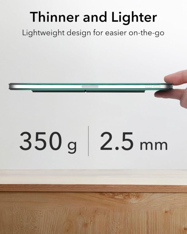 ESR Rebound — trojdielne puzdro na iPad Pro 13 M4/M5 s magnetickým uchytením čierne