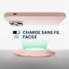 kwmobile — tenký TPU kryt na iPhone 14 Pro Max s jemným povrchom vo farbe Coconut Swirl