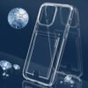 ÁRBOLORO — priehľadný silikónový kryt na iPhone 14 Pro s priečinkom na 2 karty