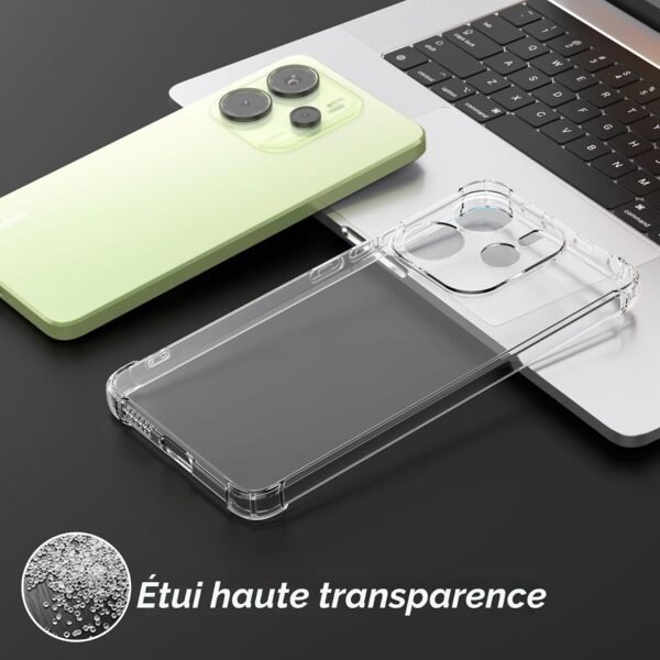 Cresee — priehľadný kryt na Xiaomi Redmi Note 14 4G z mäkkého TPU so zosilnenými rohmi