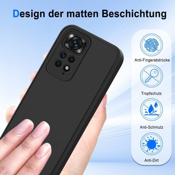 Simply Speakers — matný ochranný kryt na Xiaomi Redmi Note 11 a Note 11S 4G čierny