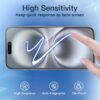 JETech — tvrdené sklo s ochranou súkromia na iPhone 16 6,1 palca, 2 kusy s inštalačným nástrojom