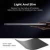 BlueSwan — polopriesvitný obal z PP na MacBook Pro 13 M1/M2 (2016–2022) matný čierny