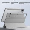 ESR Rebound 360 — puzdro na iPad Pro 13 M4/M5 s odnímateľným magnetickým krytom sivé