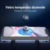 NEW'C — tvrdené sklo na iPhone 11 a iPhone XR 6,1 palca, 3 kusy, hrúbka 0,33 mm