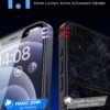 MAGIC JOHN — tvrdené sklo na iPhone 12 a 12 Pro s automatickým odstránením prachu, 2 kusy