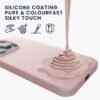 kwmobile — tenký TPU kryt na iPhone 14 Pro Max s jemným povrchom vo farbe Coconut Swirl