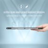 ProCase — puzdro so stojanom a priesvitným chrbtom na iPad Pro 13 M4/M5 čierne